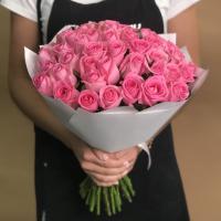 Букет из 45 розовых роз (40 см)
