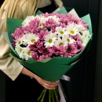Букет из 11 кустовых хризантем