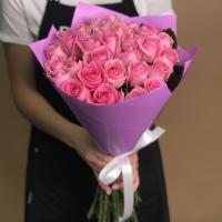Букет из 31 розовой розы (60 см)