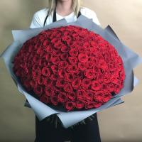 Букет из 201 красной розы (70 см)