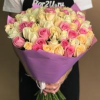 Букет из 75 роз (60 см)